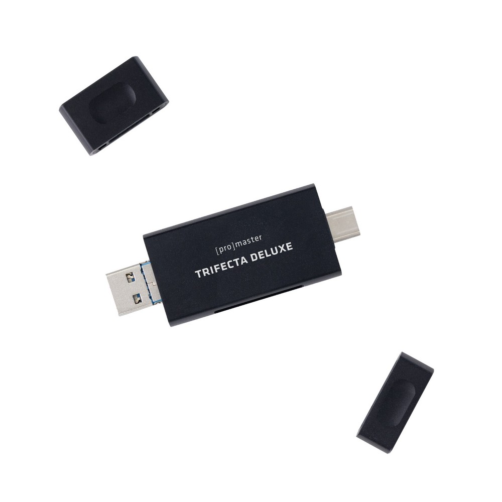 ProMaster Trifecta Deluxe UHS-II Card Reader SD & Micro SD #72416