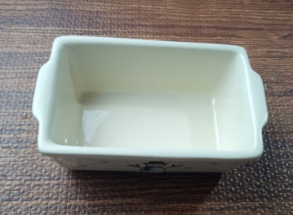 NANTUCKET MINI CERAMIC BAKING LOAF DISH - Christmas