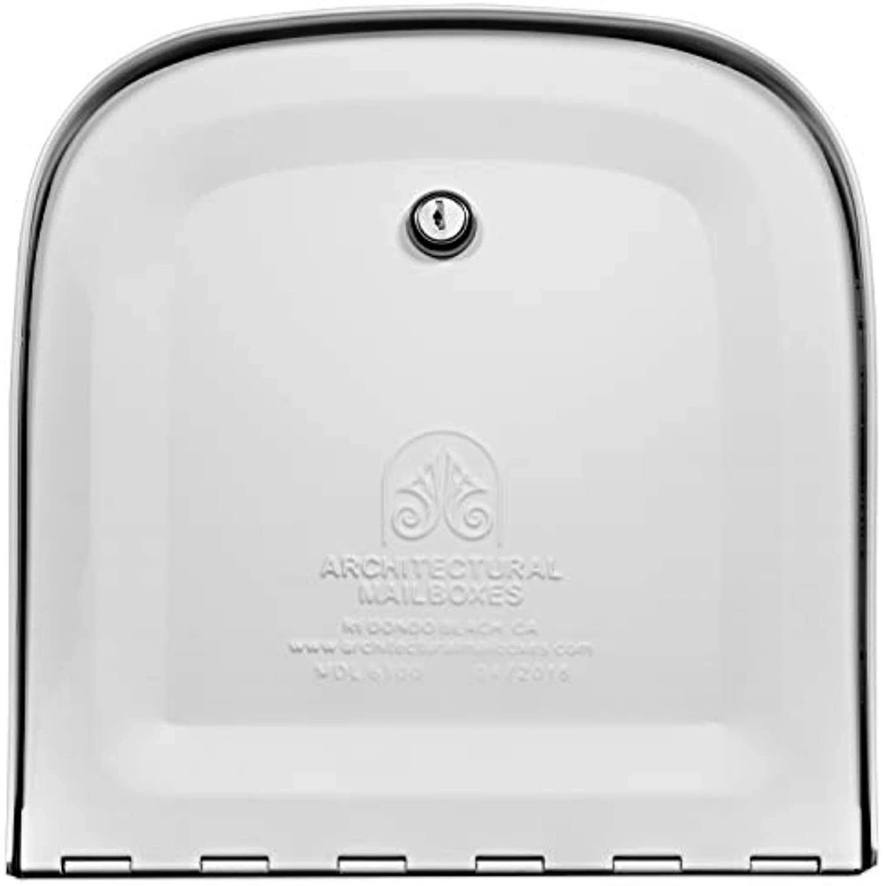 Architectural Mailboxes 6300W-10 Oasis 360 Mailbox, White