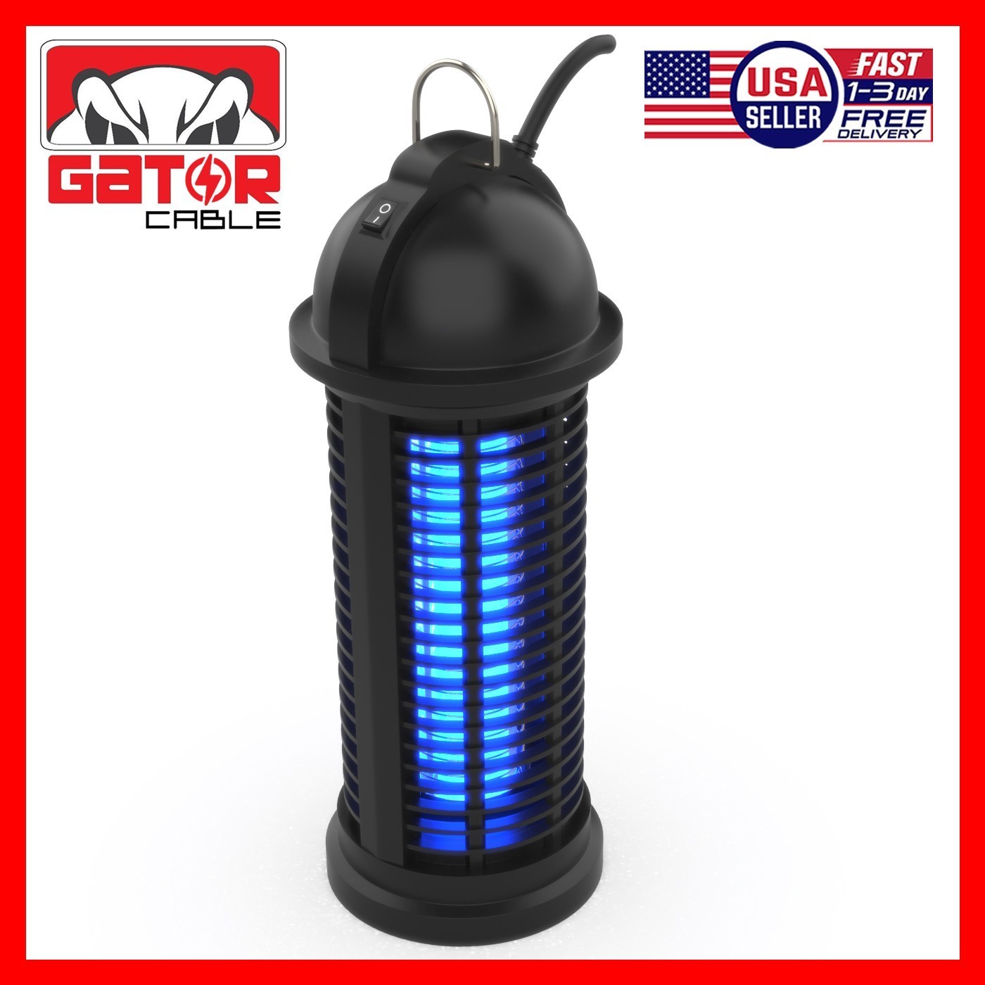 Electric Mosquito Insect Fly Bug Zapper Killer LED Light Trap Pest Control Lamp