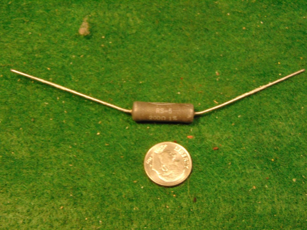Dale 200 OHM Fixed 5 WATT CERAMIC WIREWOUND RESISTOR NOS