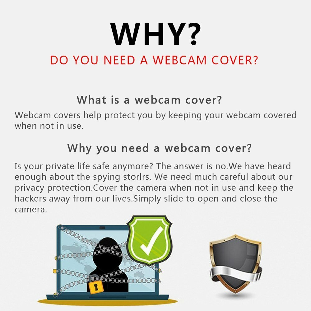 Webcam Cover Shutter Laptop Camera Plastic Slider Mini For iPad Macbook PHONE US