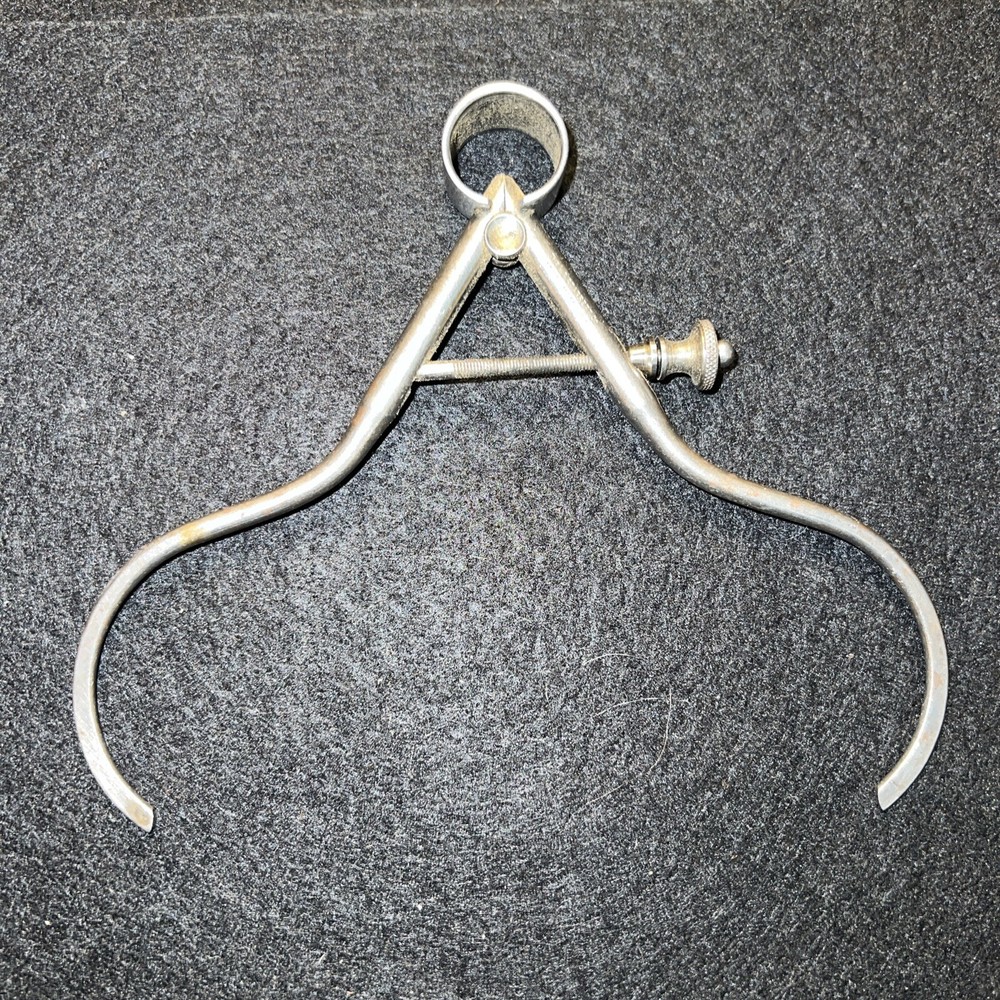 STARRETT 4" Outside Yankee Spring-Type Caliper Round and Flat Leg MINT!