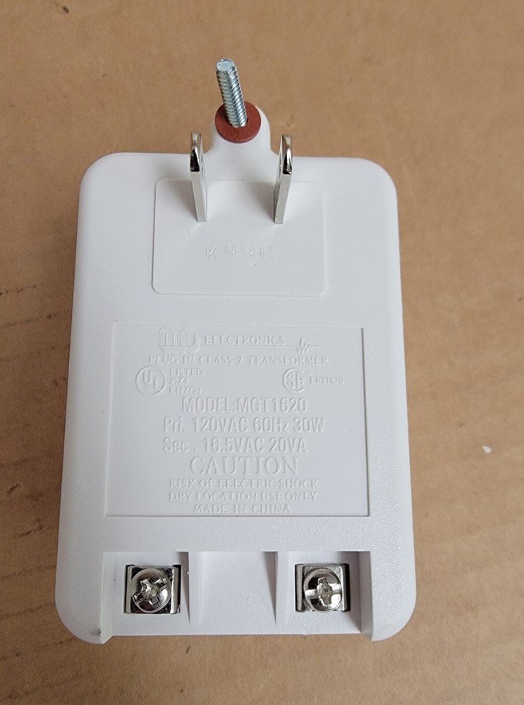 MGT1620 PLUG-IN TRANSFORMER.