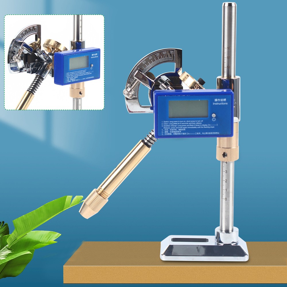 Digital Display Angle Manipulator Gem Faceting Machine Angle Polishing Handle