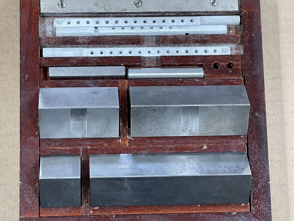 Pratt Whitney Gage Block Set 1", 2", 3", 4" +