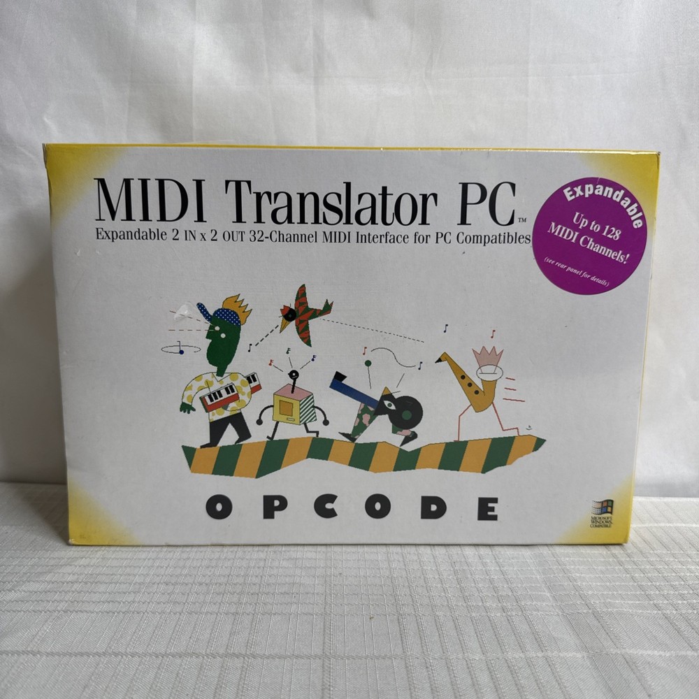 OPCODE MIDI Translator PC Interface for Microsoft Windows VINTAGE NEW NOS SEALED