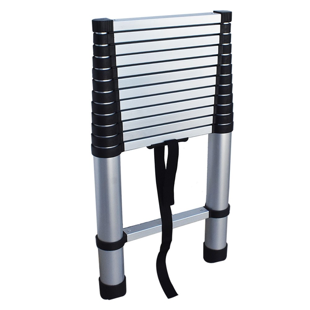 14.5FT Aluminum Extension Telescoping Heavy Duty Lightweight Step Ladder 330lbs