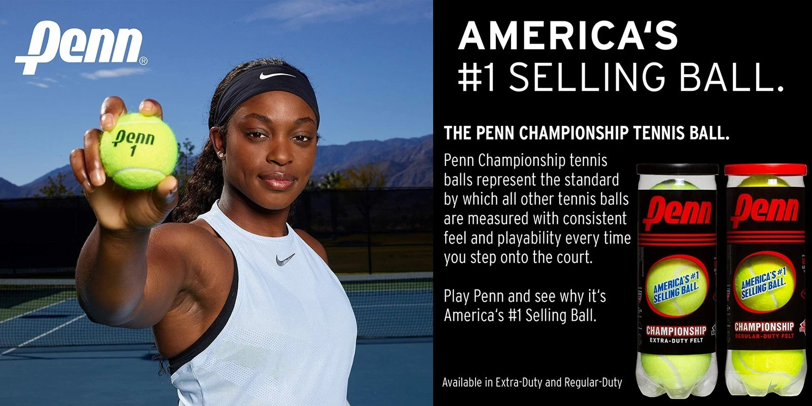 Championship Extra-Duty felt High-Altitude Tennis Balls (12 Cans, 36 Balls)