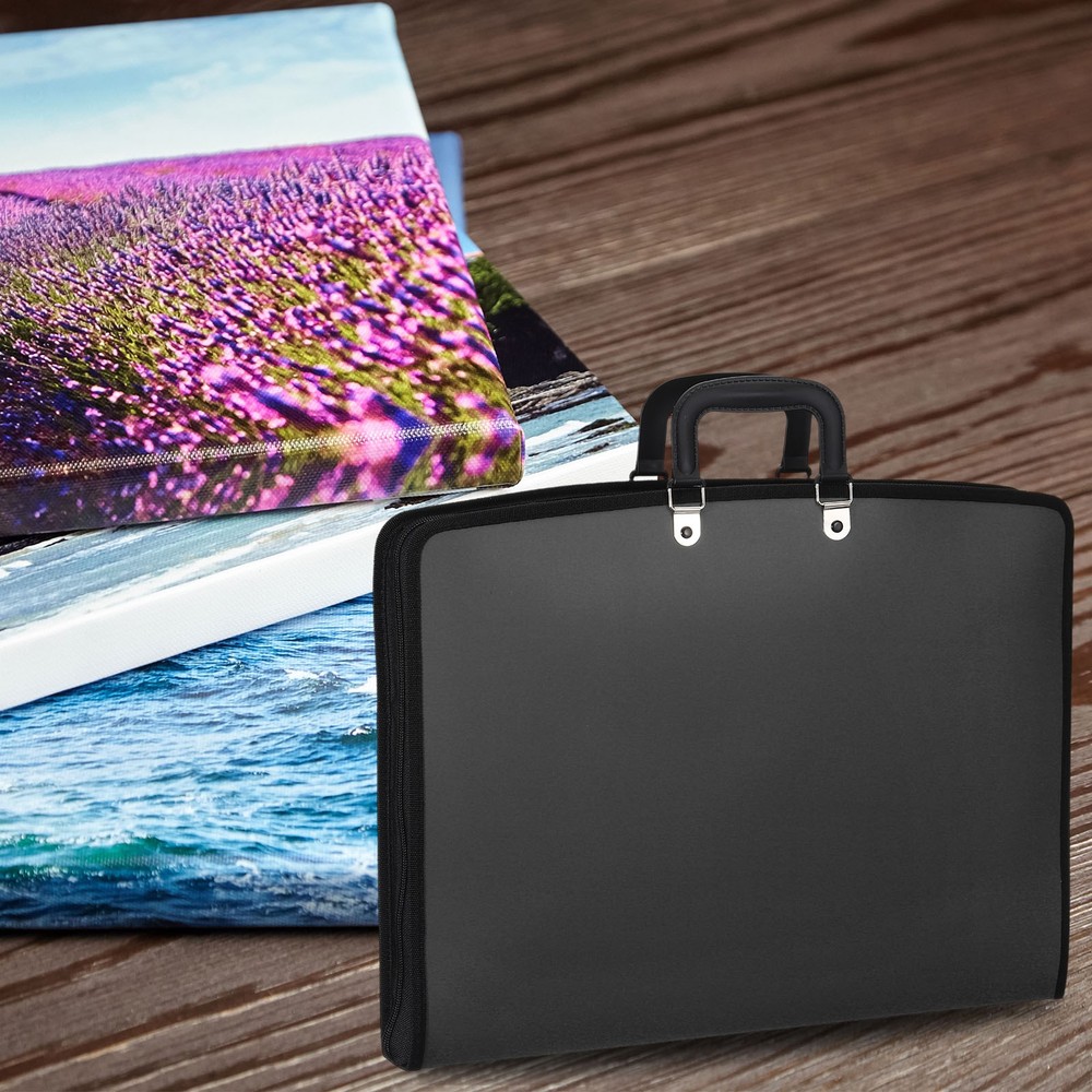 Art Portfolio Case with Zipper, Portfolio Folder for Artwork