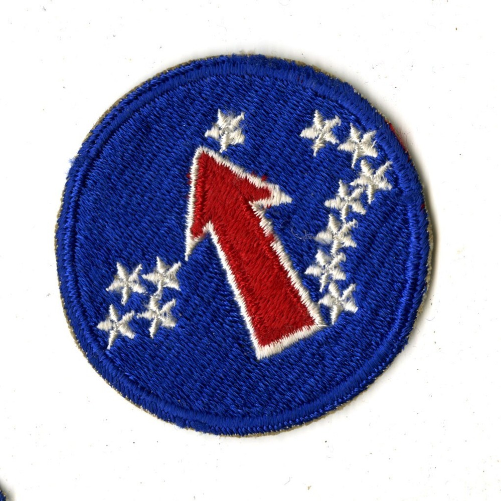 US Army Pacific Ocean Areas White Back Patch WWII Vintage