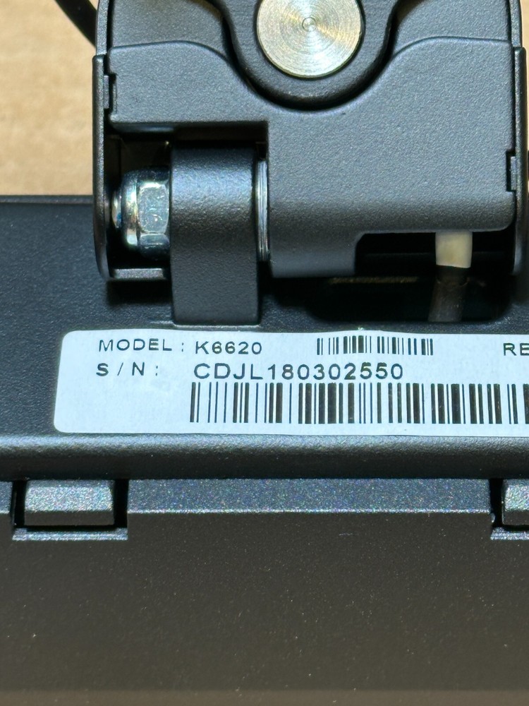 PAR EverServ K6620 2x20 Rear Display for Everserv 600 POS Agilysys