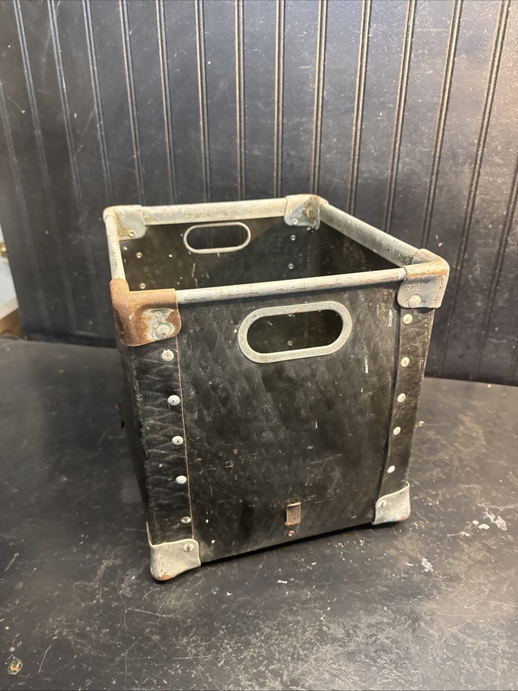 NVF Industrial Factory Kennett STACKABLE Vulcanized Fiber Storage Bin 10inx10in