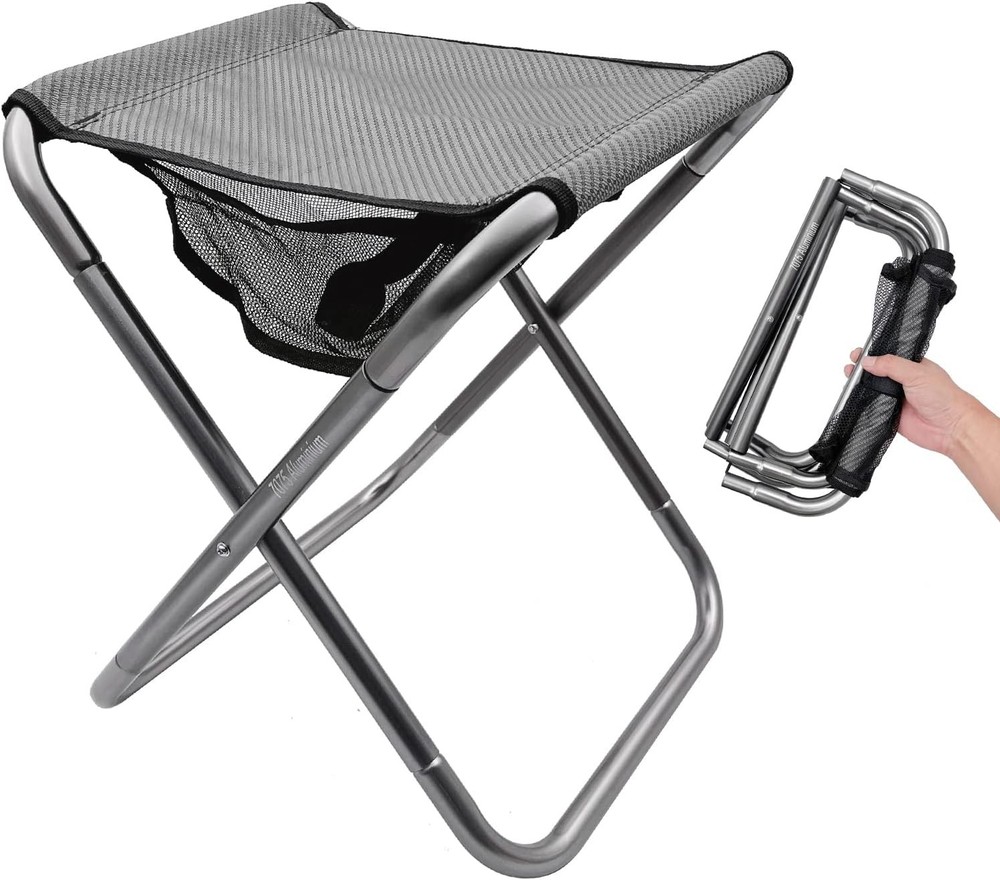 Portable Mini Folding Stool, Camping Stool, 150 lbs Capacity