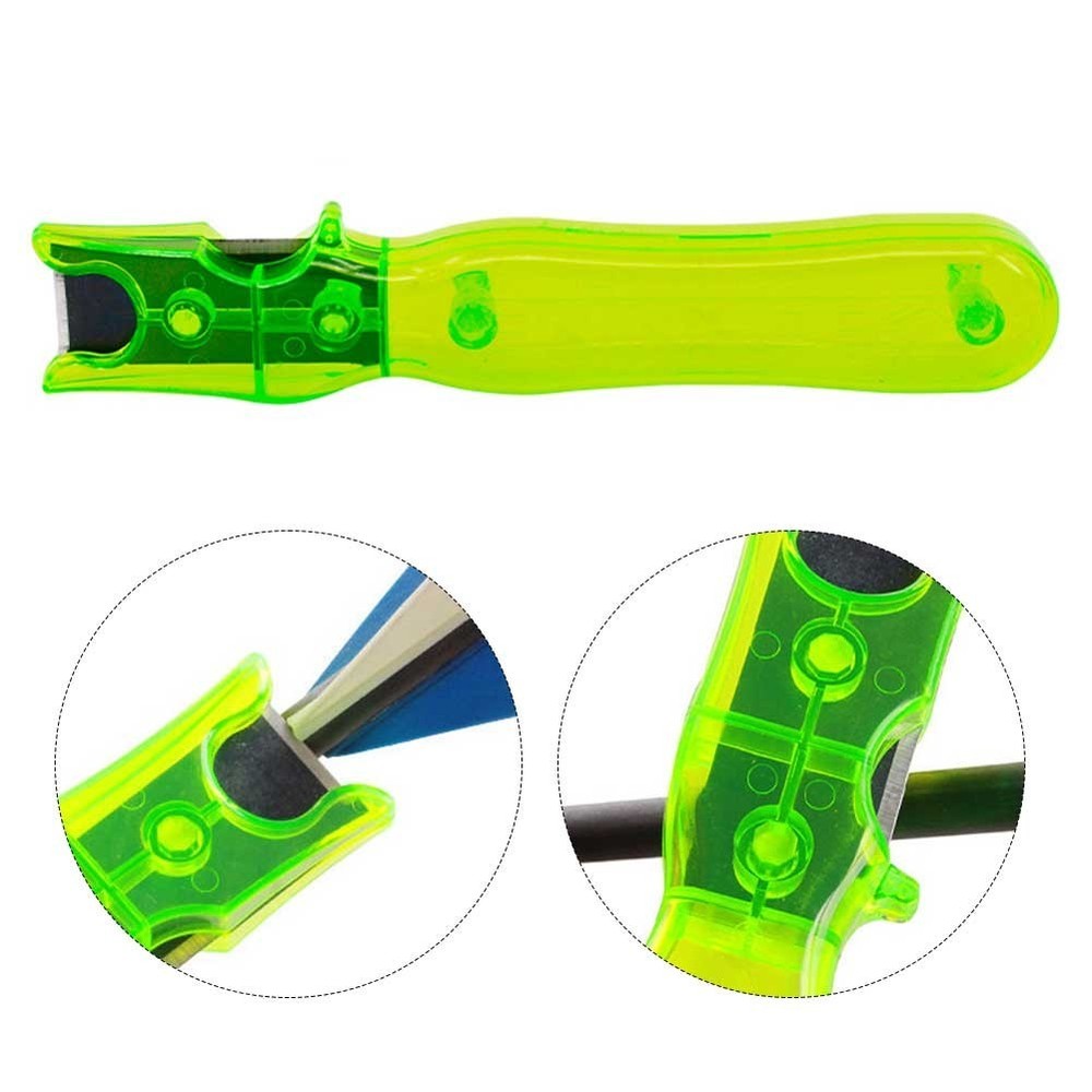 Arrow Scraper Feather Scraper 1set 22*6*2cm Plastic + Metal Using Steady