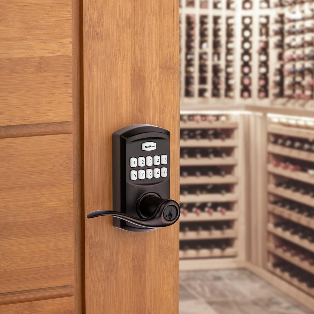 Kwikset SmartCode 917 Keyless Entry Lever Deadbolt Venetian Bronze Electronic