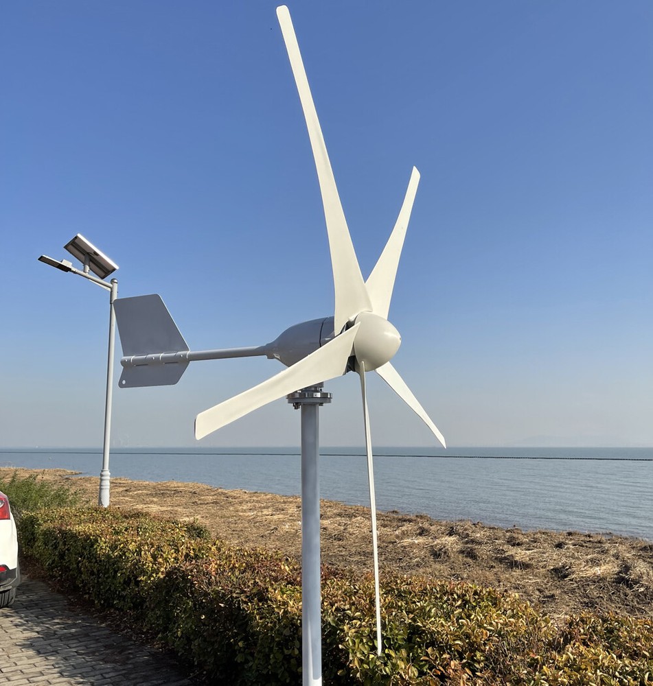 2000W 12V --48V Wind Turbine Generator 3-phase Windmill w/ Charge Controller US