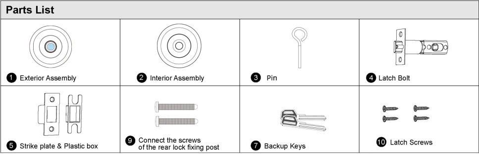 ARPHA Smart Keyless Fingerprint Door Handle Lock App Control Bluetooth Auto Lock