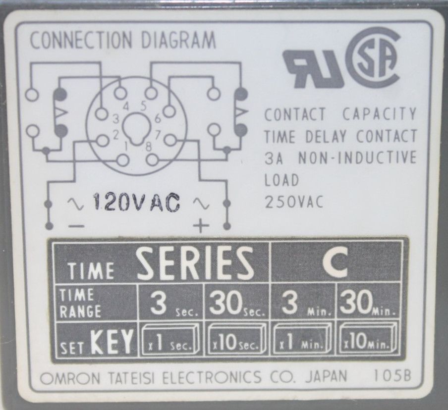 Omron H3M Ser C Timer With Base