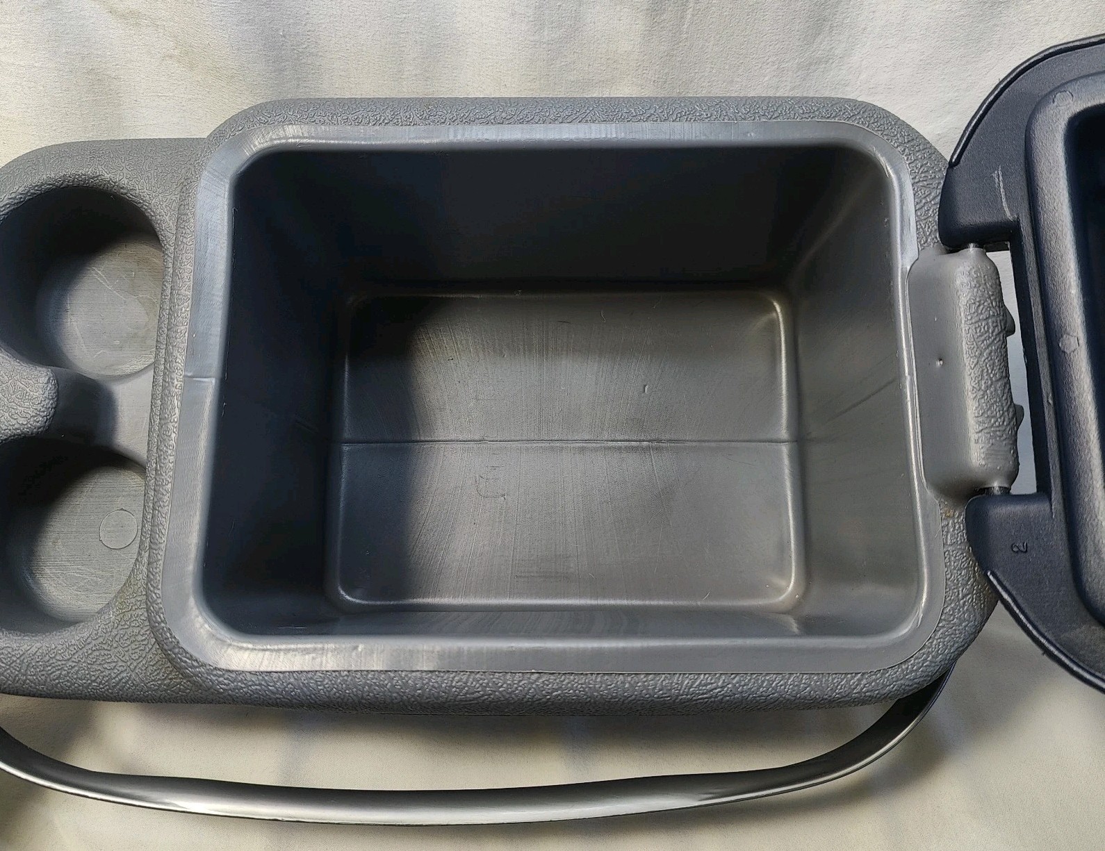 Vintage CAR-SERV Console Cooler w/ Cup Holders! Armrest Teamsters Union GUC RARE