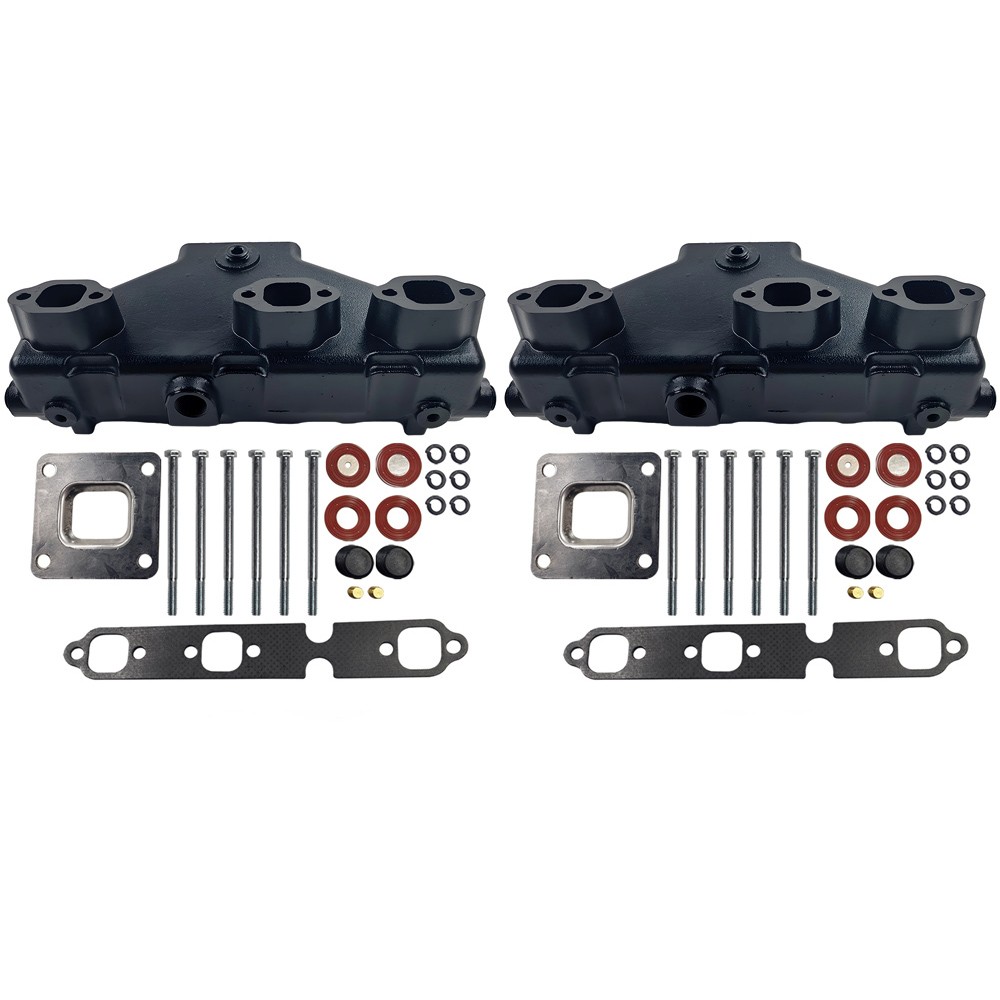 2* Exhaust Manifold Dry Joint Riser fit Mercruiser GM 4.3 V6 2002-UP MC-1-864612