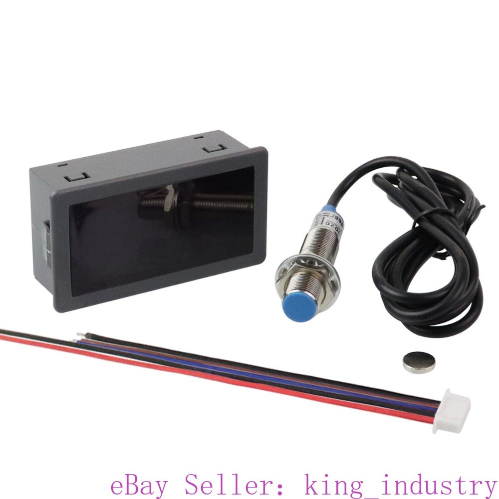 High Precision Digital Tachometer with Hall Sensor for Motor Speed Testing