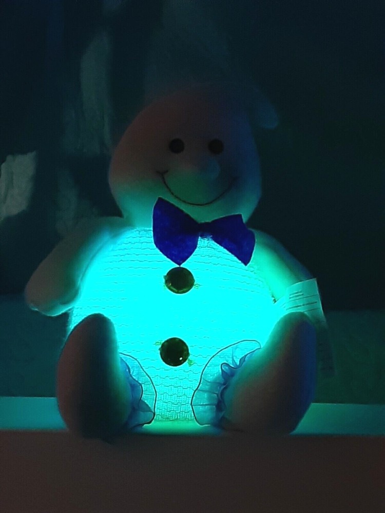 Halloween Battery Operated Light Up GHOST Constantly Changes Colors 7" Tall