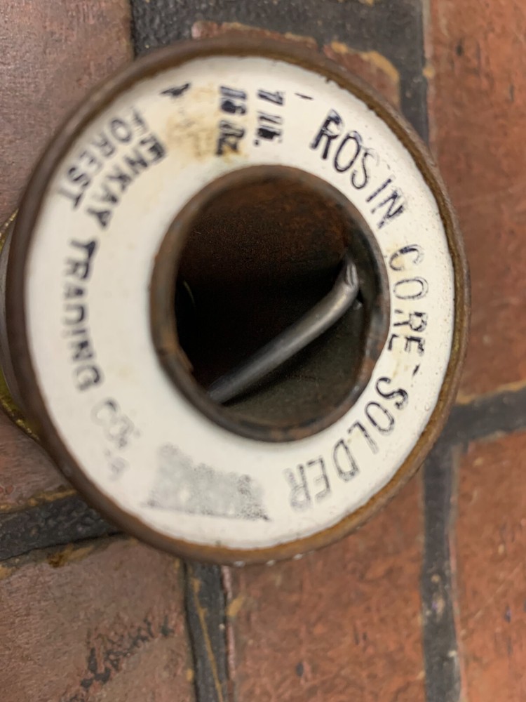 Rosin Core Solder Vintage Roll 14oz
