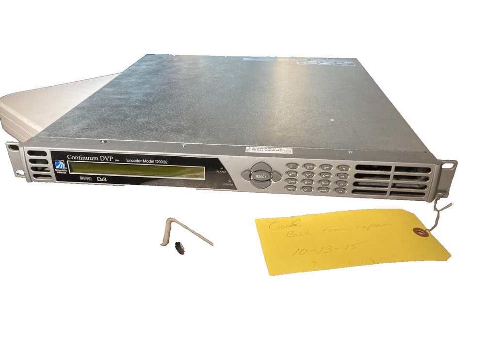 Cisco Scientific Atlantic D9032 NTSC MPEG-2 Encoder