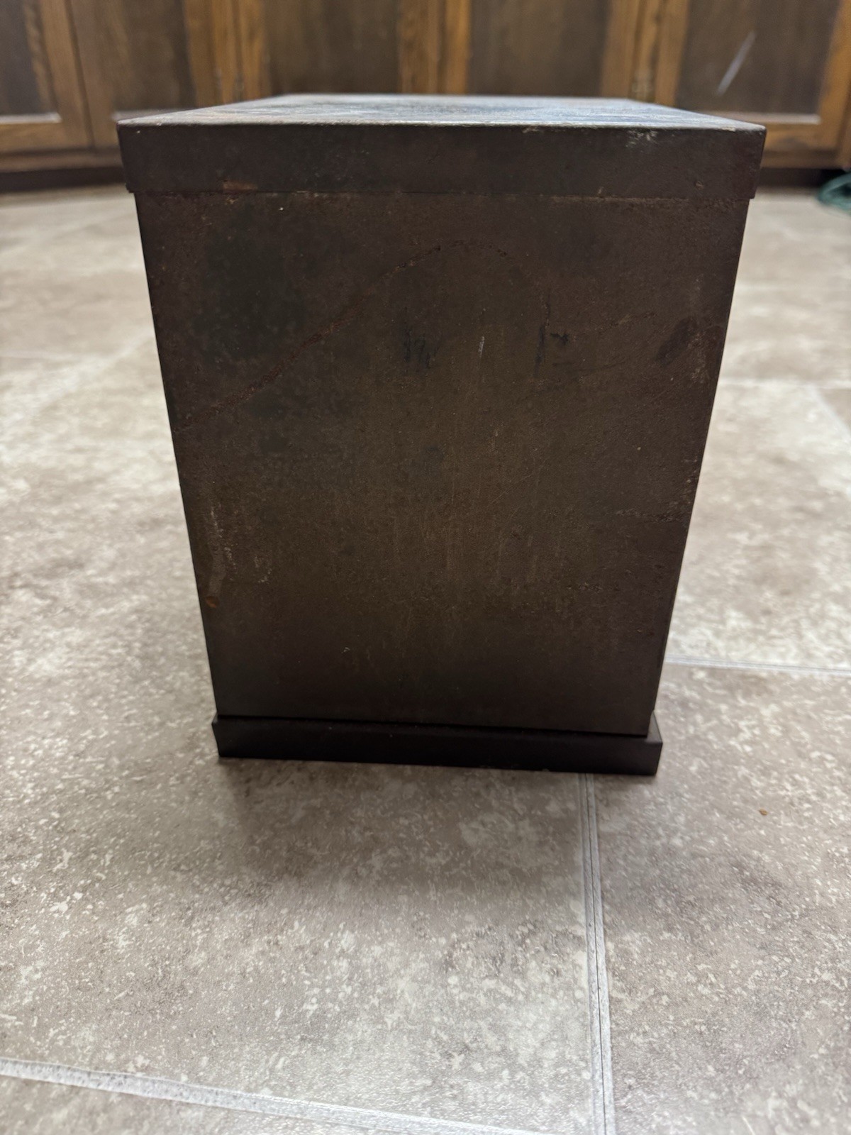 Antique Watchmakers Cabinet Metal Apothecary Industrial Multi 4 Drawer Jewlery