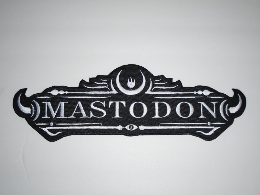 MASTODON EMBROIDERED BACK PATCH
