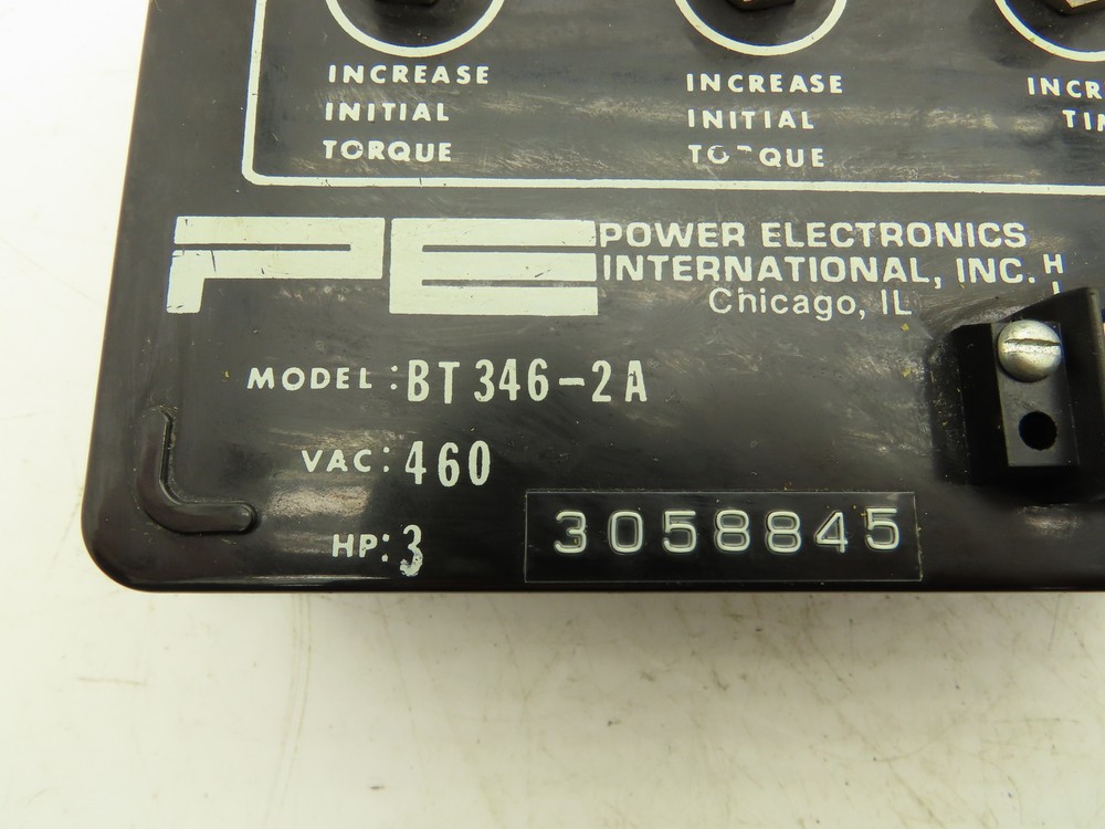Power Electronics BT346-2A Soft Start Motor Control Unit 3Hp 115V/460V