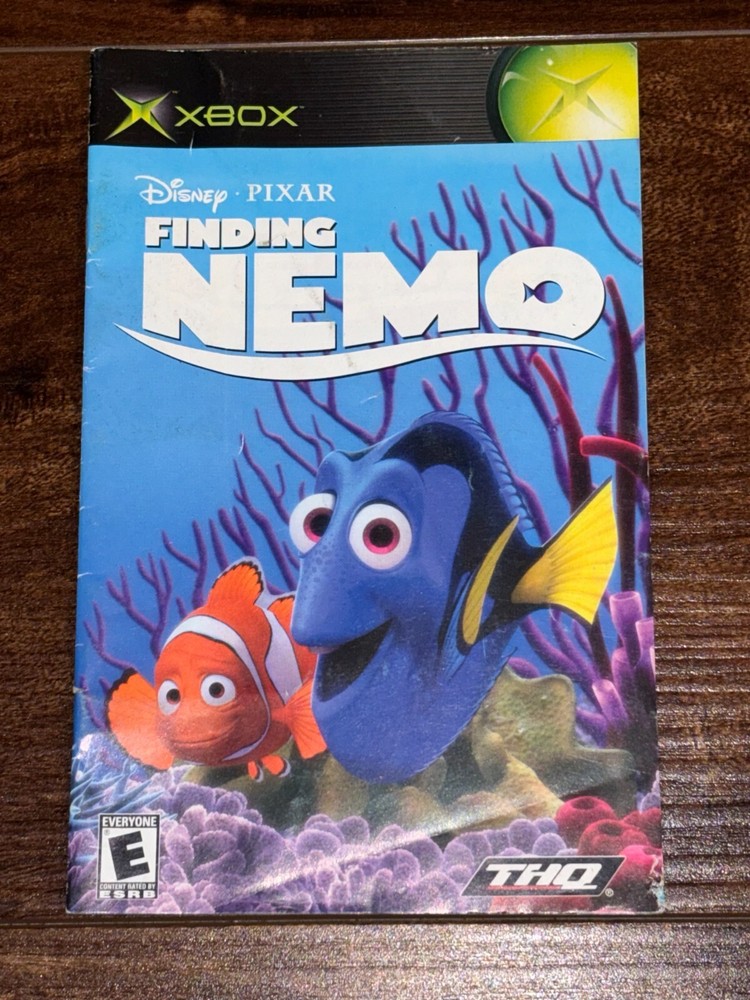 Finding Nemo XBOX Instruction Manual Only