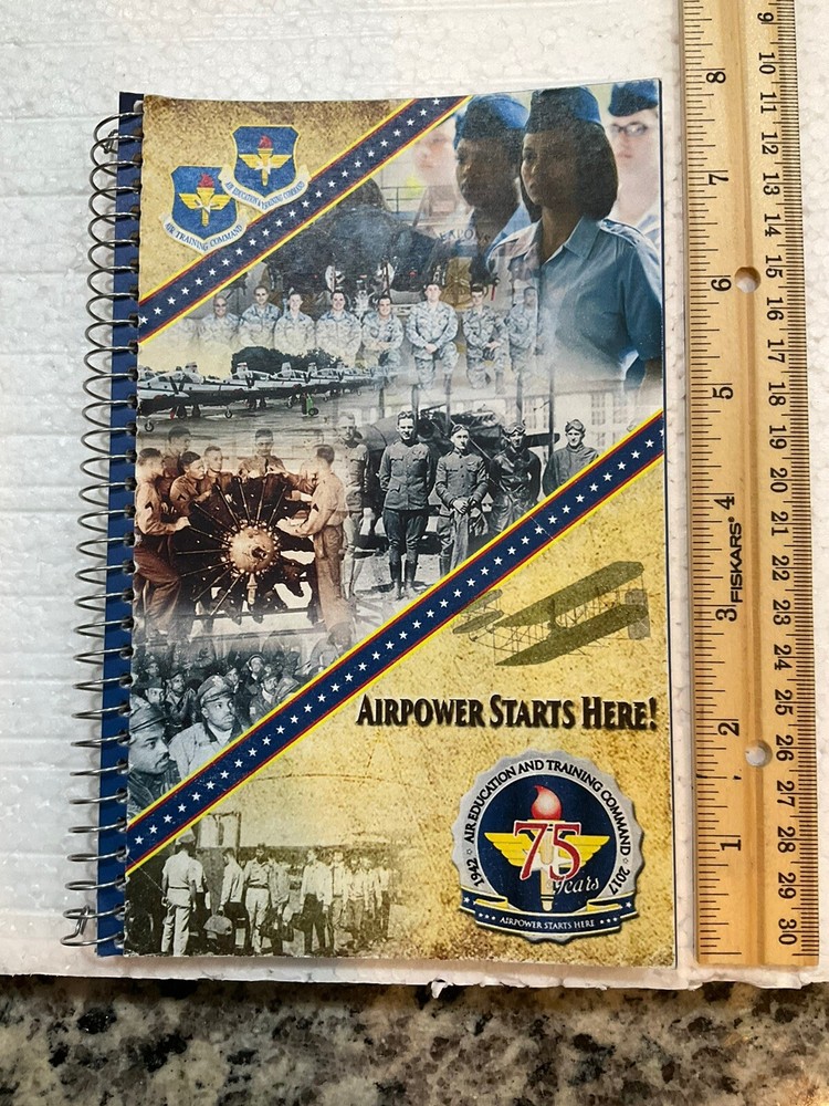 2017 Air Education & Training Command 75th Anniversary Notepad