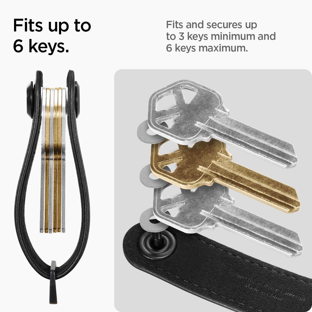 Key Holder Organizer | Spigen [Valentinus] Leather