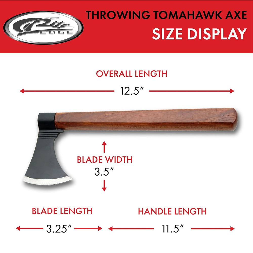 Supplies Throwing Tomahawk Axe, Black