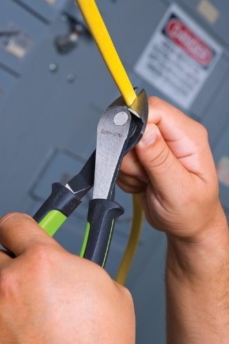 0251-07M Diagonal Cutting Pliers, Mini Molded Grip, 7"