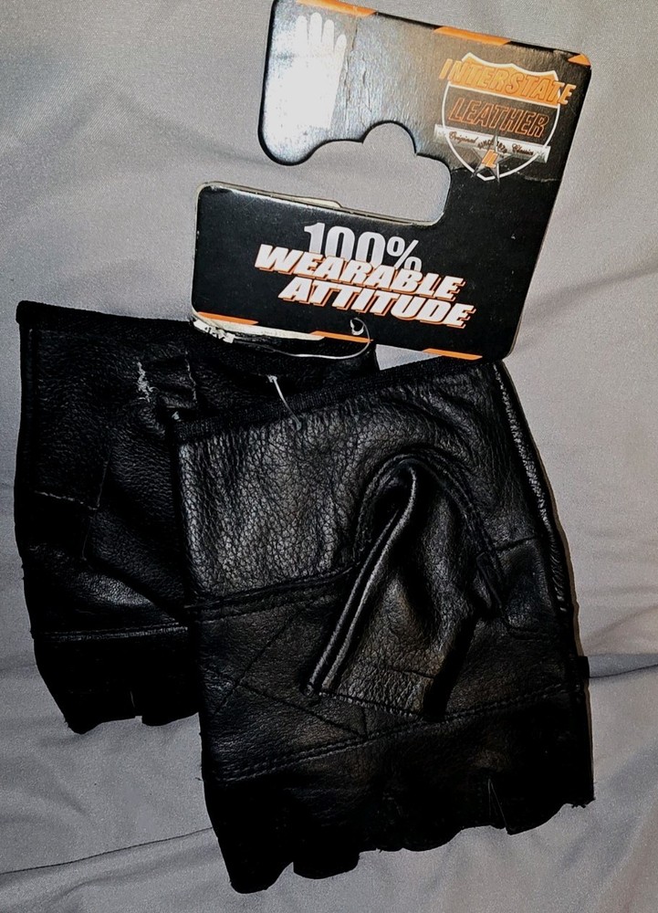 Interstate Leather 100% Altitude XXL Biker Gloves
