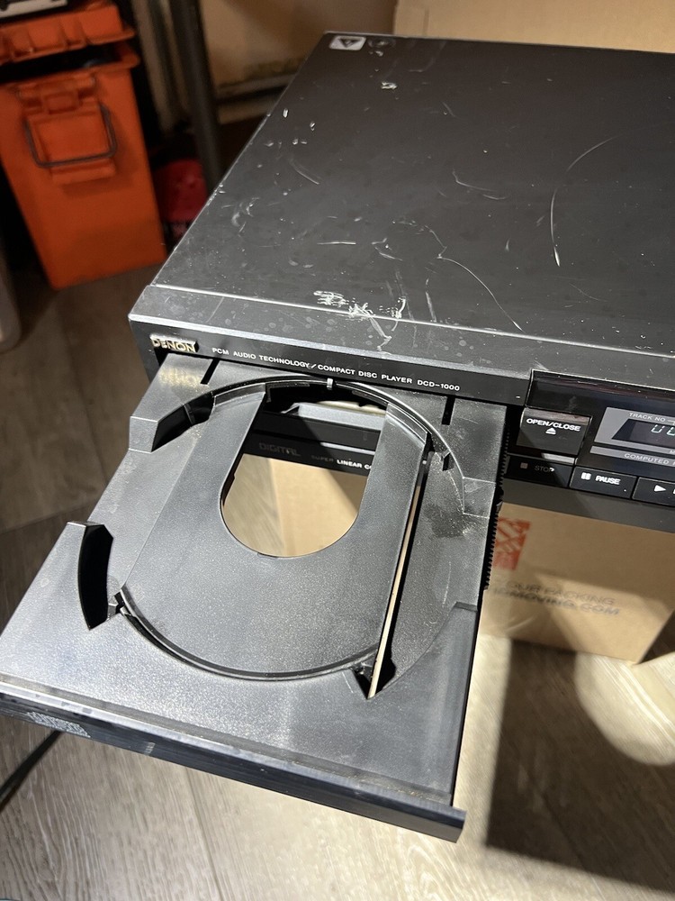 Early Denon DCD1000 Compact Disc Player.