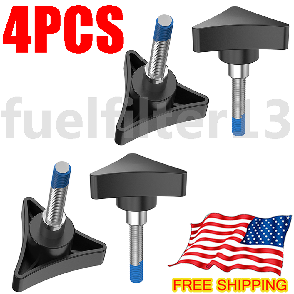 4 Packs Rolling Knob For Rollator Walker Rear / Front Wheel Assembly Replacement