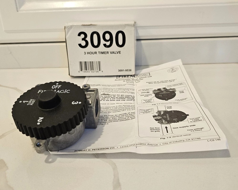 Fire Magic 3090 3-Hour Automatic Gas Shut-Off Timer – NEW IN BOX