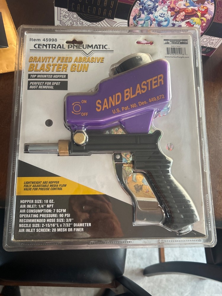 Central Pneumatic Sand Blaster Gun Model 45998