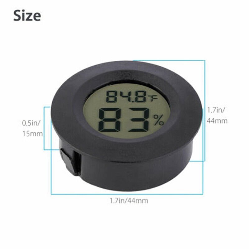 Mini LCD Digital Thermometer Hygrometer Humidity Temperature Meter Indoor Tester