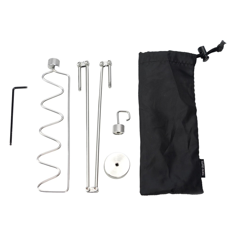 TOKYO CRAFTS Graph Arm Magnetic Adjustable Lantern Stand for Modular Table