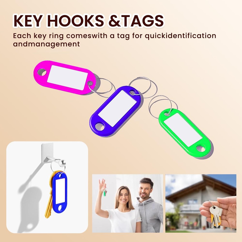 150 Position Key Organizer with Combination Lock, Waterproof Fireproof Zipper...