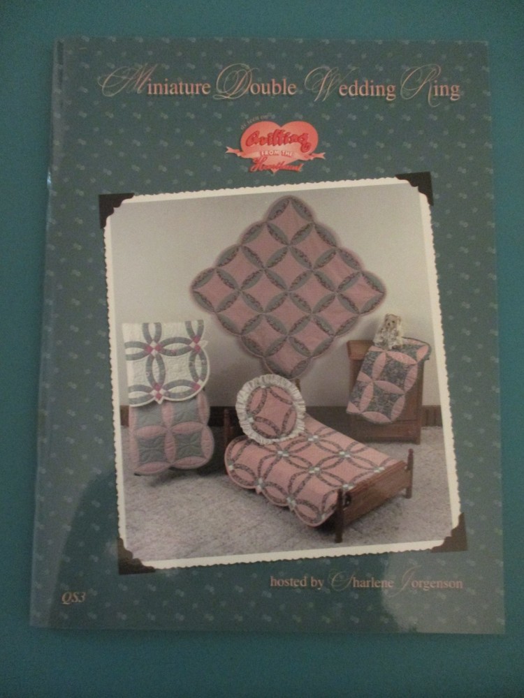 Miniature Double Wedding Ring Template Incomplete Set Includes Instructions