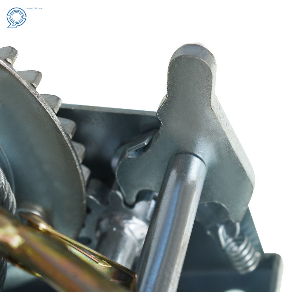 Hand Winch Boat Winch 1500lbs Two-Way Adjustable With 10m (32ft) Cable Manual