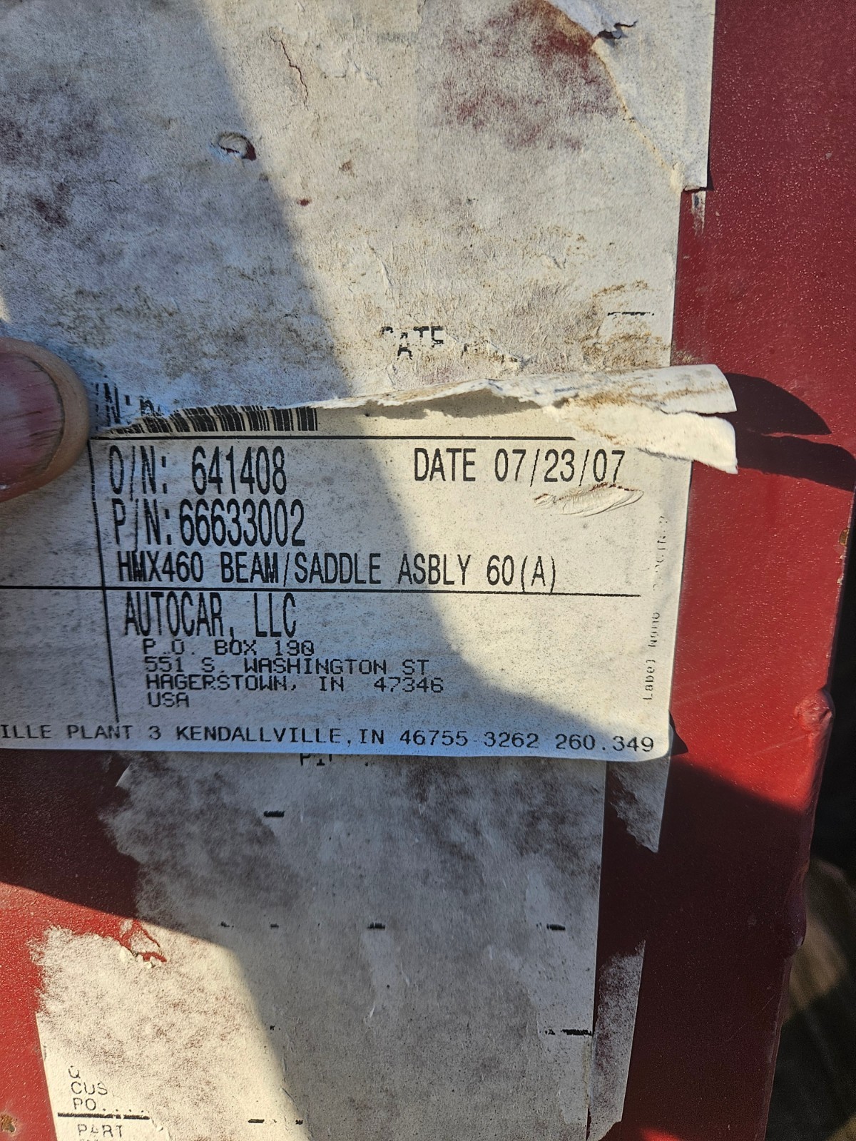 HENDRICKSON HAULMAAX 460 SUSPENSION NEW 66633002