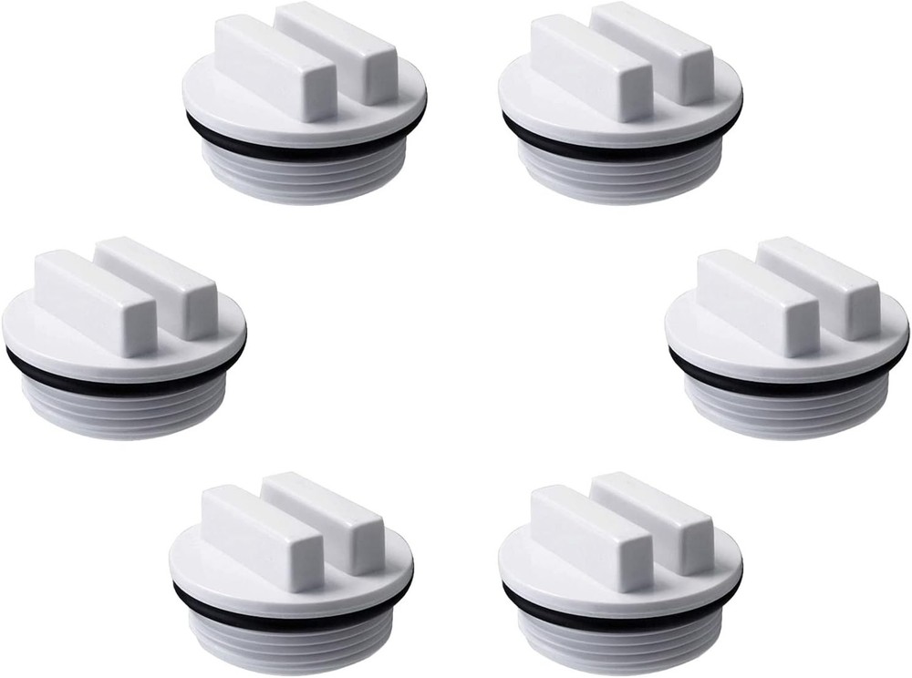 ATIE 1.5" Threaded Pool Spa Return Line Winterizing Plug & Filter Drain Plug...