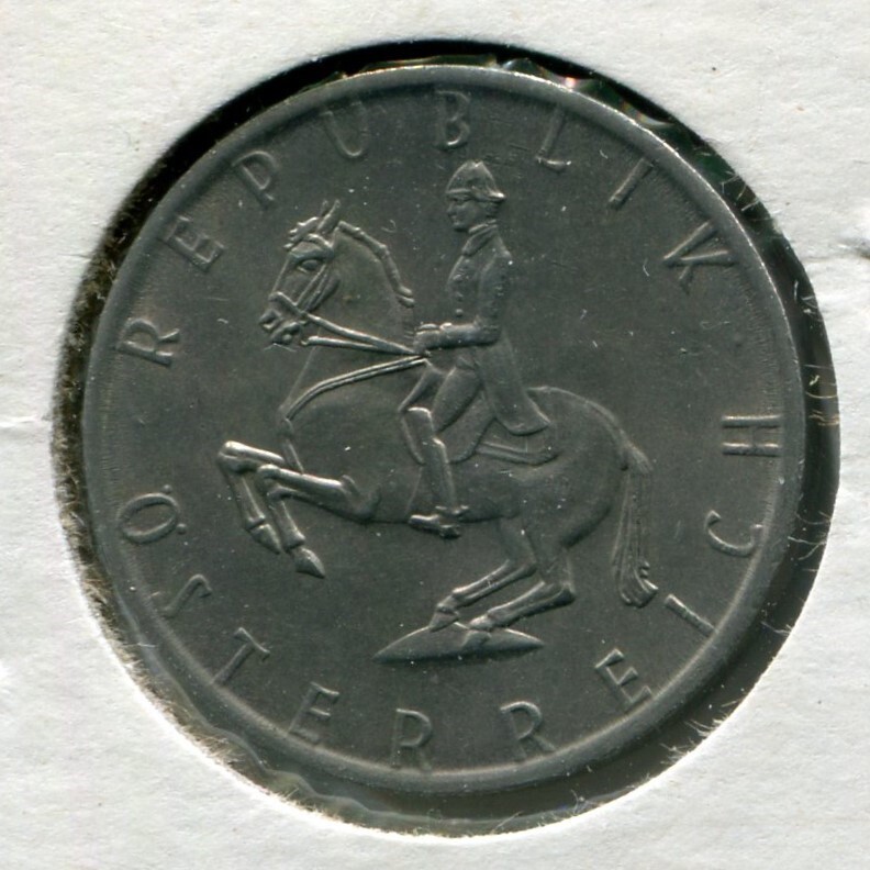 Foreign Coin - Austria - 5 Schilling 1969